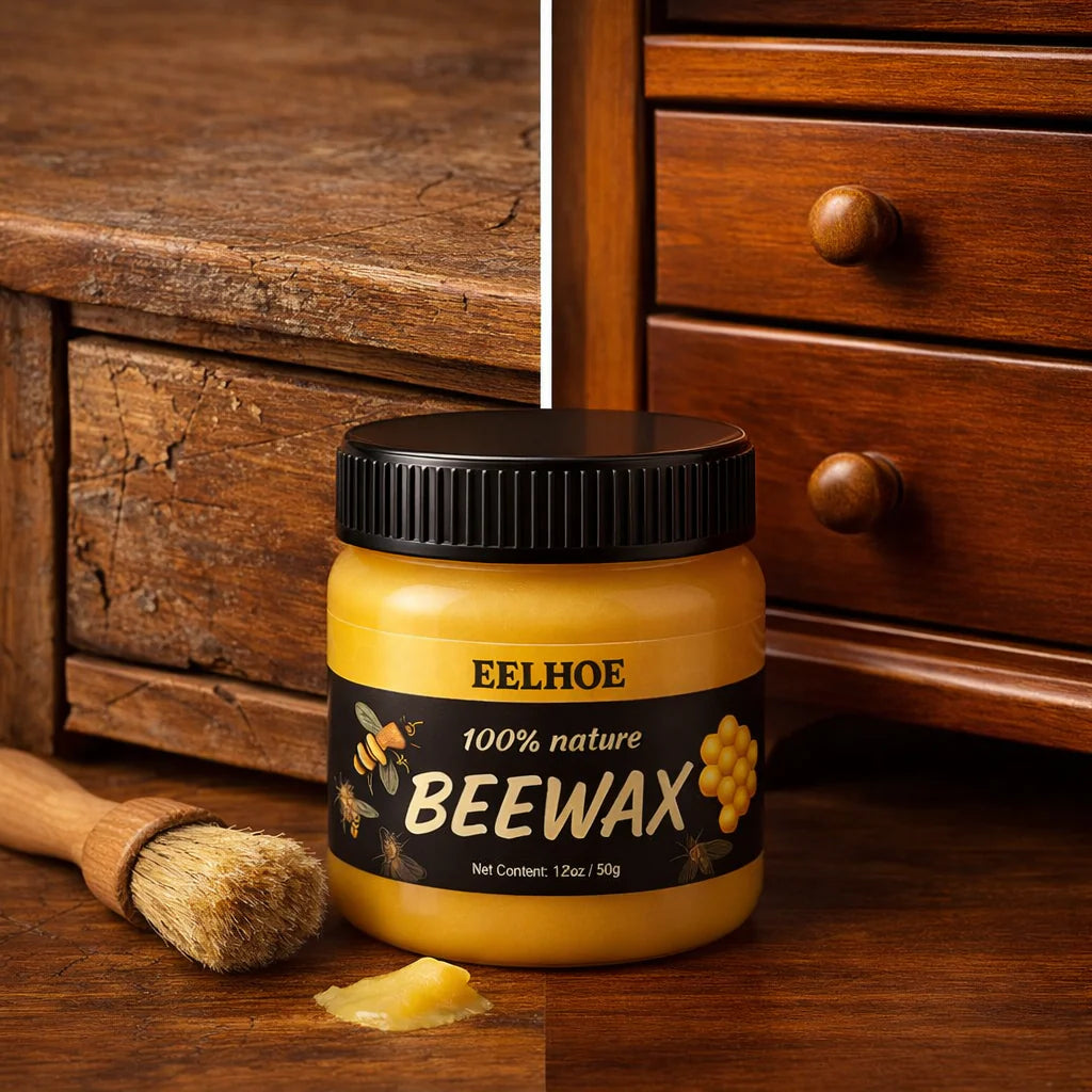BeeWax Prirodni Vosak Za Drvo - REZULTATI ODMAH (1+1 GRATIS)