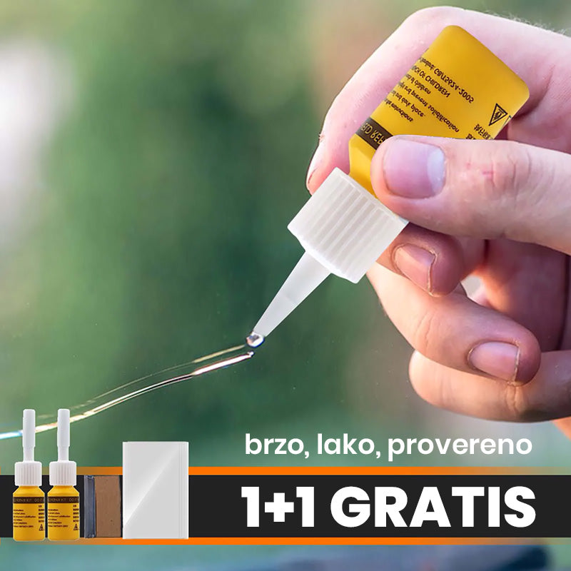Popravi Pukotinu Na Staklu Za Samo Par Minuta! PROVERENO RADI (1+1 GRATIS)