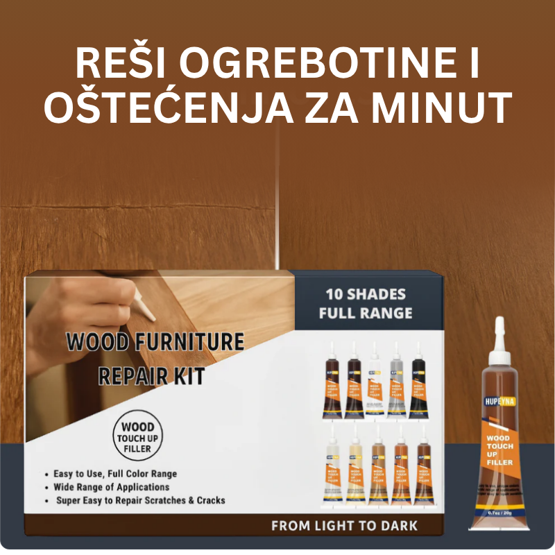 Magični Set za Popravku Drvenog Nameštaja - JEFTINO, BRZO I LAKO