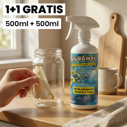 Uklonite Nalepnice i Lepak za Par Minuta – Bez Oštećenja Površine  1+1 GRATIS!