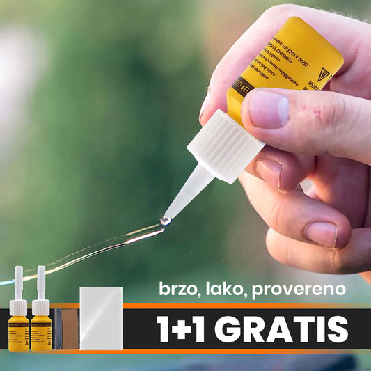 Popravi Pukotinu Na Staklu Za Samo Par Minuta! PROVERENO RADI (1+1 GRATIS)